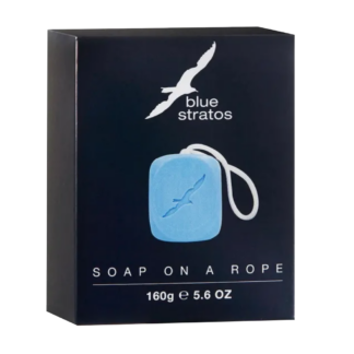 Blue Stratos Soap on a Rope 160g