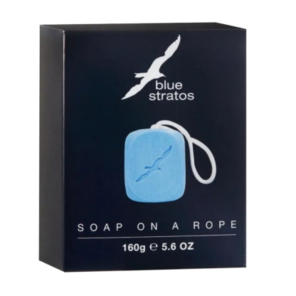 Blue Stratos Soap on a Rope 160g