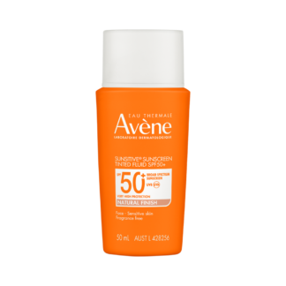 Avene Sunsitive Sunscreen Tinted Fluid SPF 50+ 50mL - Natural Finish