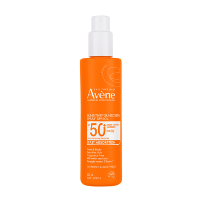 Avene Sunsitive Sunscreen Spray SPF 50+ 200ml