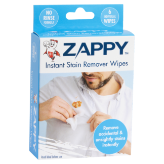 Zappy Instant Stain Remover Wipes 6 Pack