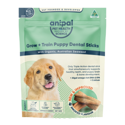 Anipal Grow And Train Puppy Dental Sticks 160g