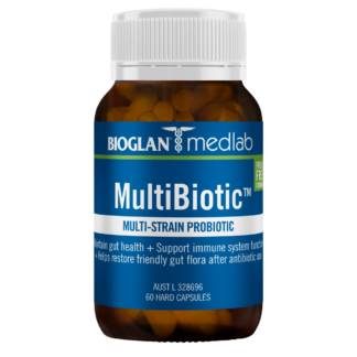 Bioglan Medlab MultiBiotic 60 Capsules (Fridge Free)