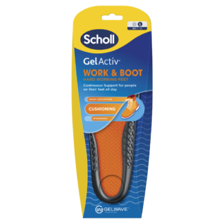 Scholl GelActiv Insole Work & Boot - Large