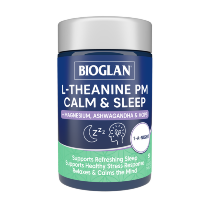 Bioglan L-Theanine PM Calm & Sleep 50 Tablets