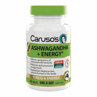 Caruso's Ashwagandha + Energy® 42 Tablets