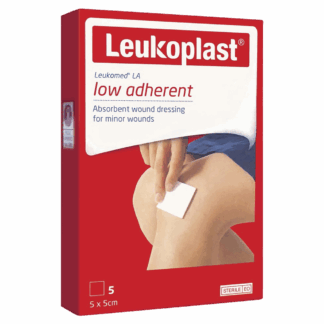 Leukoplast Leukomed Low Adherent Sterile Dressing 5x5cm 5 Pack