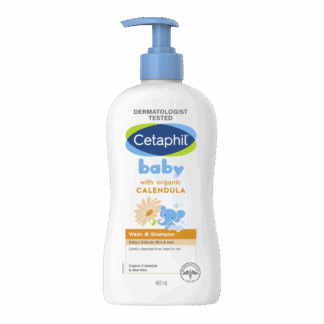 Cetaphil Baby with Organic Calendula Wash and Shampoo 400mL