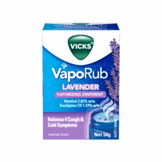 Vicks VapoRub Lavender Decongestant Cough Cold Rub 50g