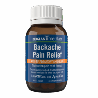 Bioglan Medlab Backache Pain Relief 30 Capsules
