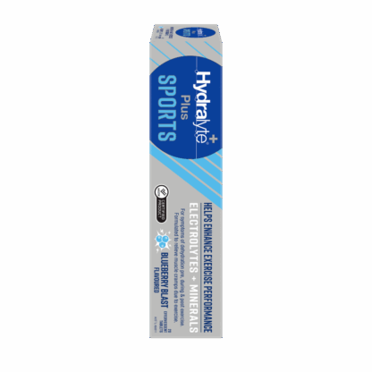 Hydralyte Plus Sports Blueberry Blast Flavoured 20 Effervescent Tablets