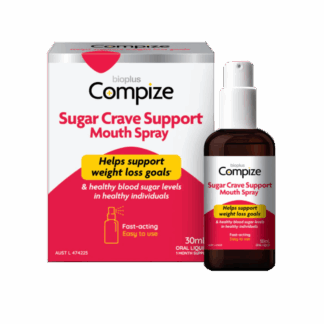 Bioplus Compize Sugar Crave Support Mouth Spray 30ml Oral Liquid