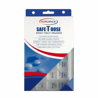 Surgipack Safe T Dose Weekly Tablet Organiser Small