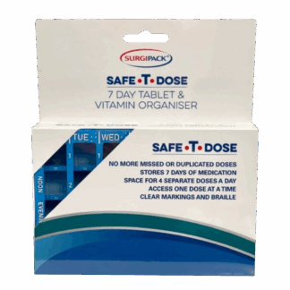 Surgipack Safe-T-Dose 7 Day Tablet & Vitamin Organiser