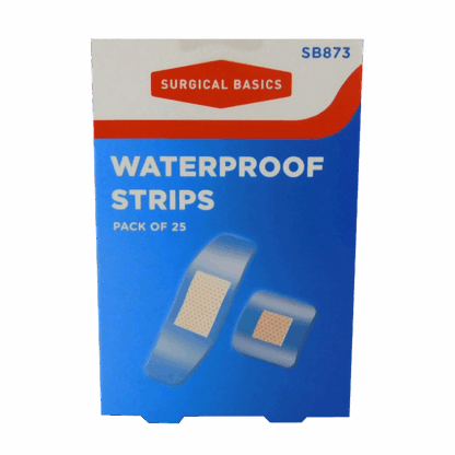 Surgical Basics Waterproof Wound Strips 25 Pack