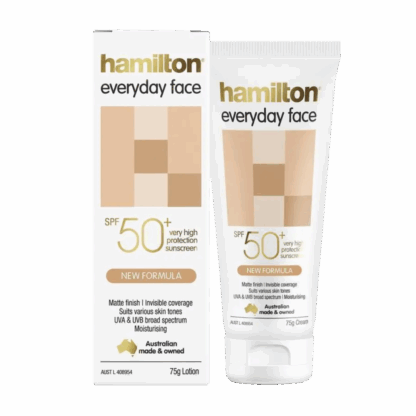 Hamilton Everyday Face Sunscreen Lotion SPF50+ 75g