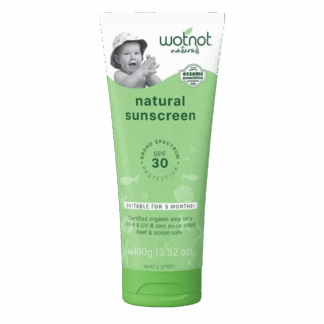 Wotnot Natural Baby Sunscreen SPF30 (3 month+) - 100g Palm Oil Free