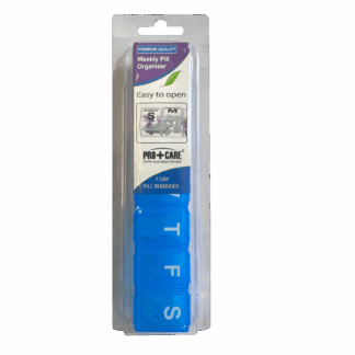 Weekly Pill Organizer Push Button Easy To Open