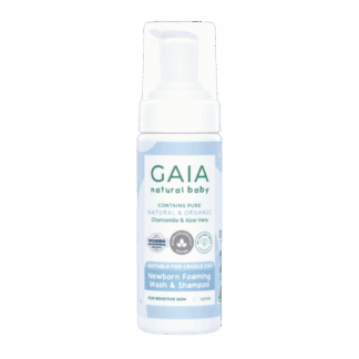 GAIA Natural Baby Newborn Foaming Wash & Shampoo 150mL