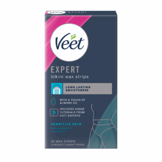 Veet Expert Bikini Wax Strips For Sensitive Skin 16s