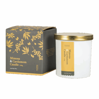 Parrs Candle Mimosa & Cardamom 200g