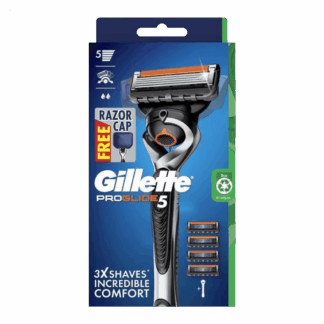 Gillette Proglide Manual Razor + 4 Blade Refills Starter Kit