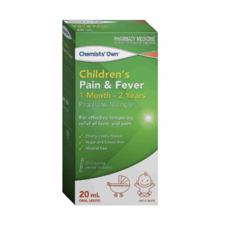 Chemists' Own Paracetamol Colour Free Drops 1 Month to 2 Years 20ml