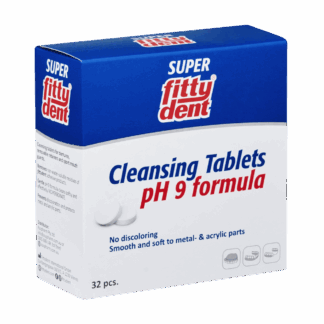 Super Fittydent Cleansing Tablets pH 9 Formula 32 pcs
