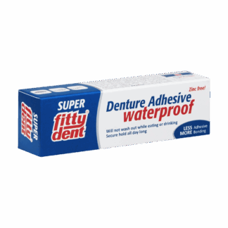 Super Fittydent Denture Adhesive Waterproof Zinc Free 20g