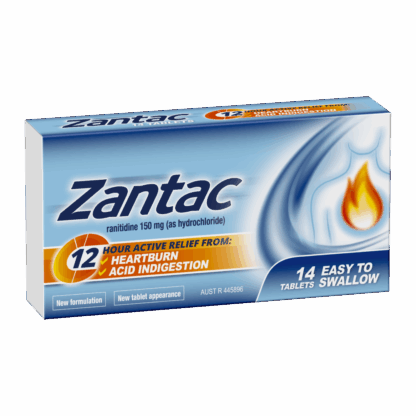 Zantac 12 Hour 150mg 14 Tablets