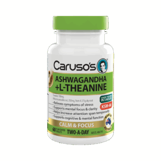 Caruso's Ashwagandha + L-Theanine 60 Tablets