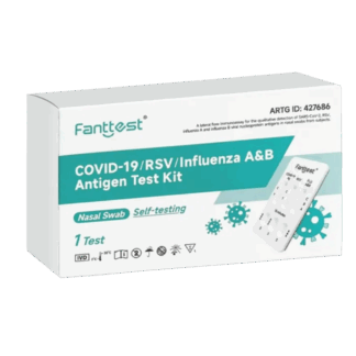 Fanttest Plus RSV / COVID-19/Influenza A&B Antigen Test Kit - 1 Test
