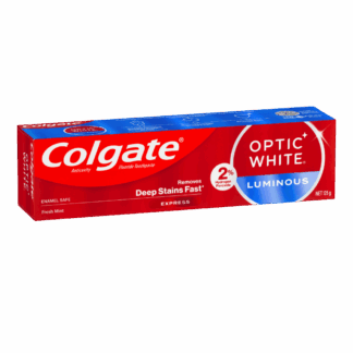 Colgate Optic White Luminous Express Teeth Whitening Toothpaste, 125g