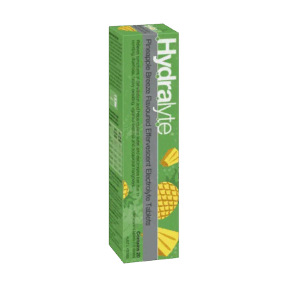 Hydralyte Electrolyte Effervescent Pineapple | 20 Tablets