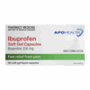APOHEALTH Ibuprofen 200mg Soft Gel 40 Capsules - Image 2