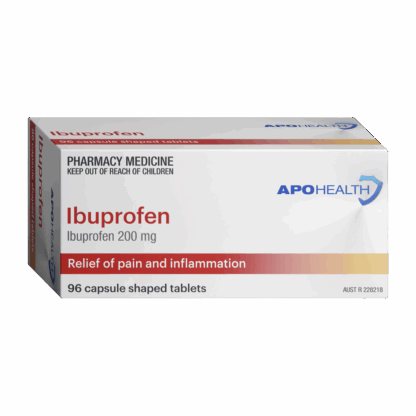 APOHEALTH Ibuprofen 200mg Pain Relief 96 Tablets