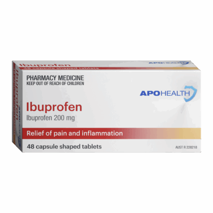 Apohealth Ibuprofen Tab 200mg Blister 48 Caplets (S2)