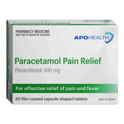 Apohealth Paracetamol 500mg Pain Relief Blister 20 Caplets