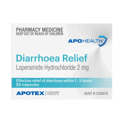 APOHEALTH Diarrhoea Relief 20 Capsules