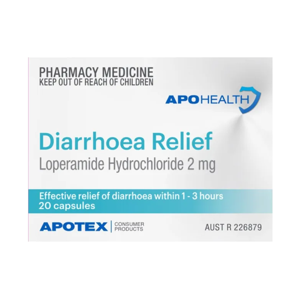 APOHEALTH Diarrhoea Relief 20 Capsules
