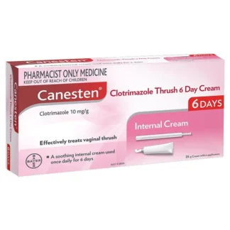 Canesten Clotrimazole Thrush Treatment 6 Day Cream 1% - Clotrimazole (S3)