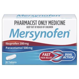 Mersynofen Pain Relief Tablets with Paracetamol + Ibuprofen 30 Pack (S3)