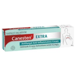 Canesten Extra 1% Cream 30g - Clotrimazole + Hydrocortisone (S3)