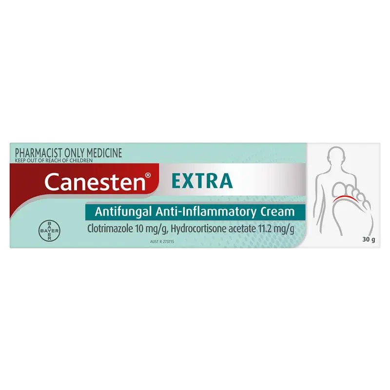 Canesten Extra 1% Cream 30g - Clotrimazole + Hydrocortisone (S3) - Image 5