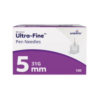 embecta Ultra-Fine Pen Needles 5mm x 31G - 100 Pack