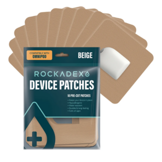 RockaDex Omnipod Device 10 Patches - Beige Colour