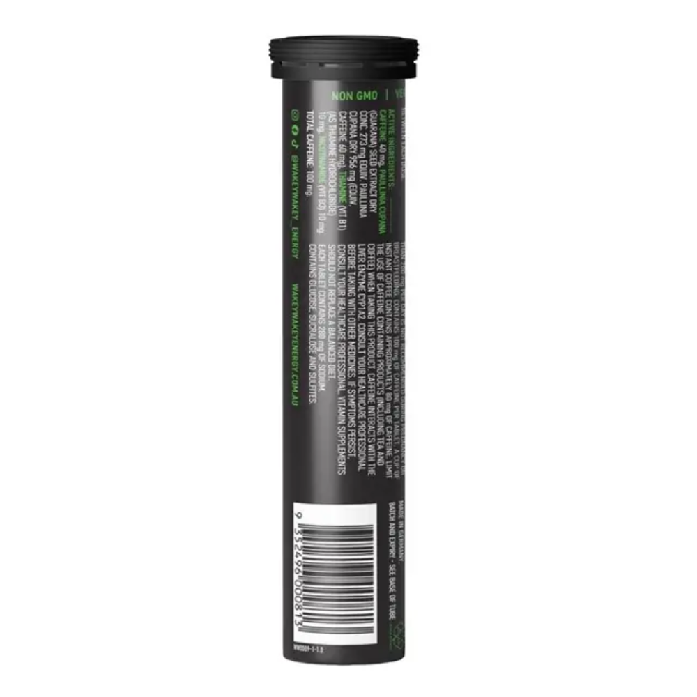 Wakey Wakey Caffeine Energy 20 Effervescent Tablets-Cola - Image 2