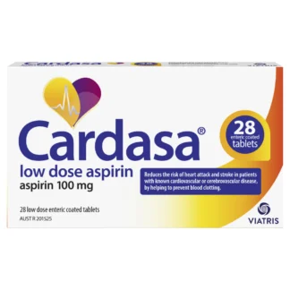 Cardasa Acetylsalicylic Acid 100mg 28 Tablets