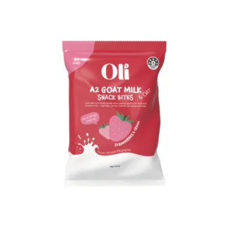Oli6 Goat Oat Bites Strawberry & Cream 60gm
