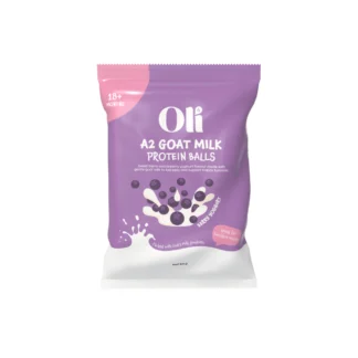 Oli6 Goat Oat Bites Protien Balls Berry Yogurt 50gm 18m+